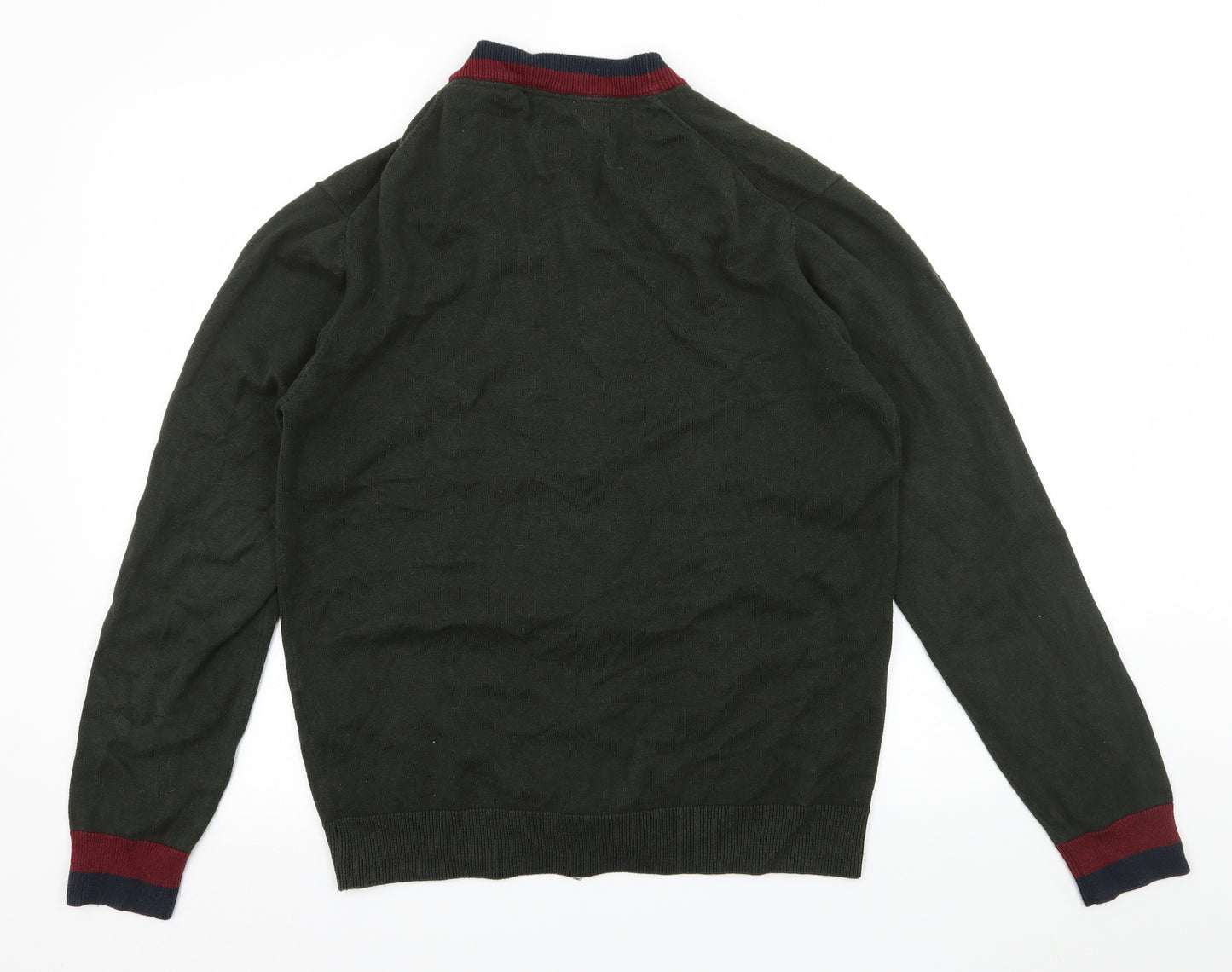 Peter Werth Womens Green  Knit Cardigan Jumper Size L