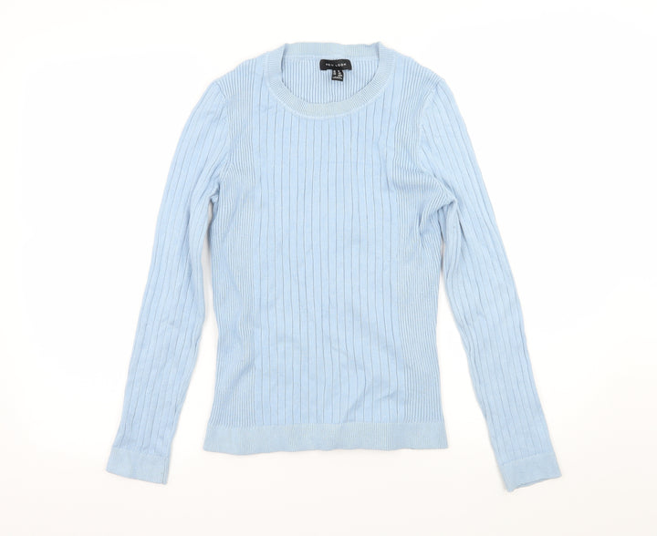 New Look Womens Blue  Knit Pullover Jumper Size 16