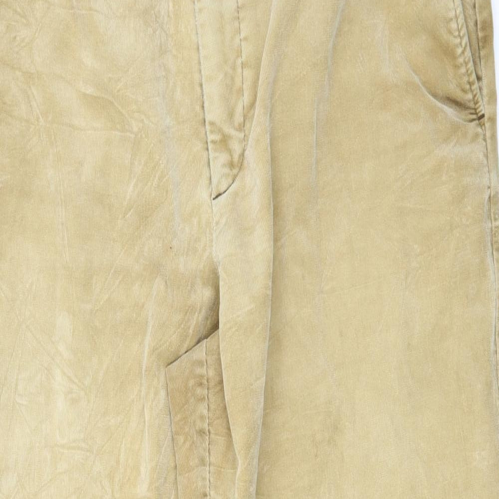 DOCKERS Mens Beige  Corduroy Trousers  Size 38 in L30 in