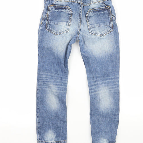 TU Girls Blue  Denim Skinny Jeans Size 4-5 Years - Distressed