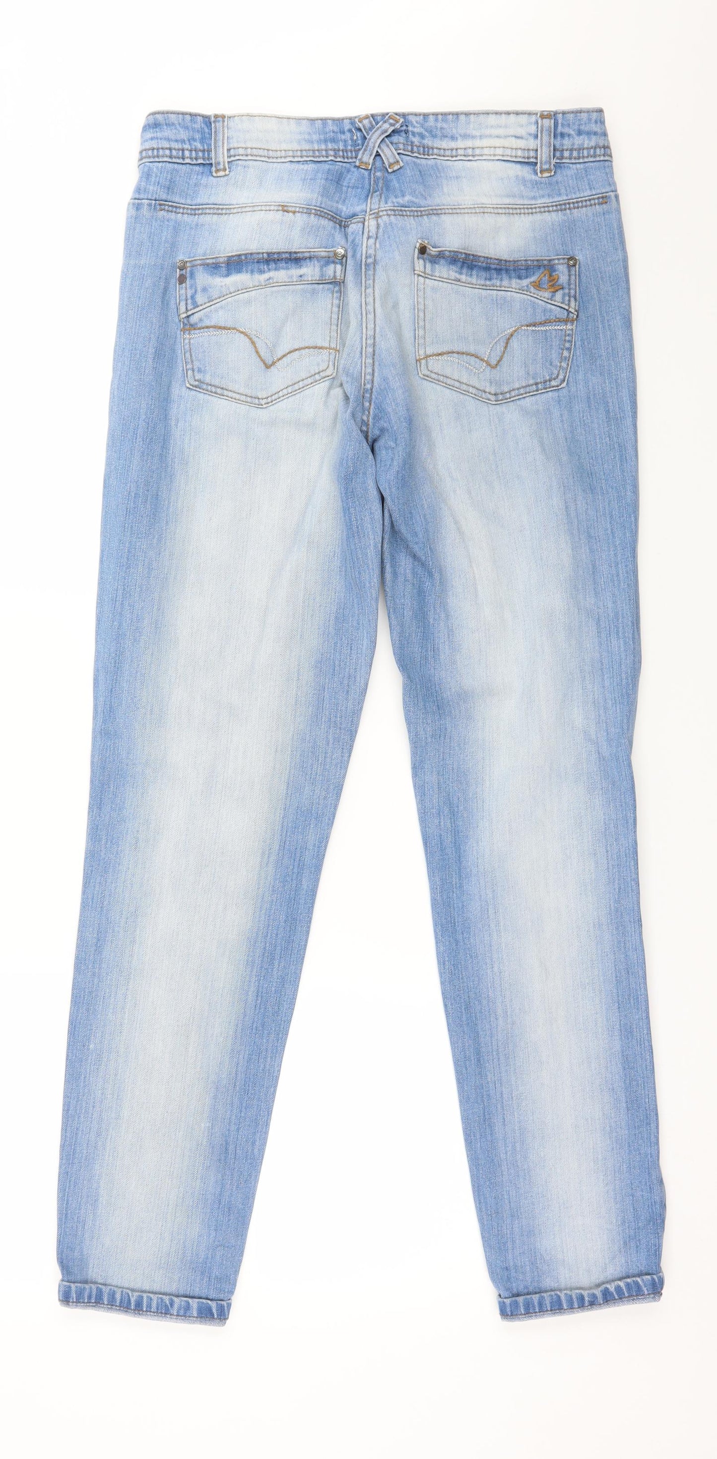 SoulCal&Co Womens Blue  Denim Straight Jeans Size 10 L28 in