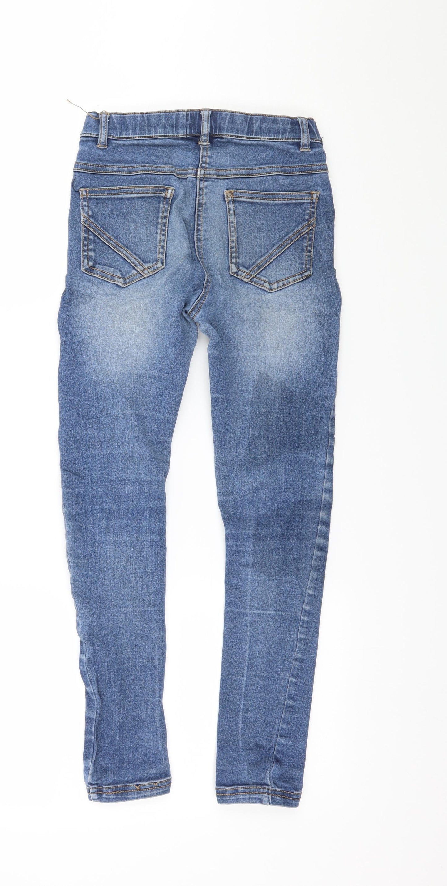 NEXT Girls Blue  Denim Skinny Jeans Size 9 Years