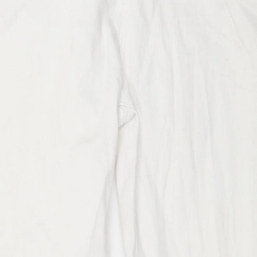 Per Una Womens White  Denim Straight Jeans Size 14 L29 in