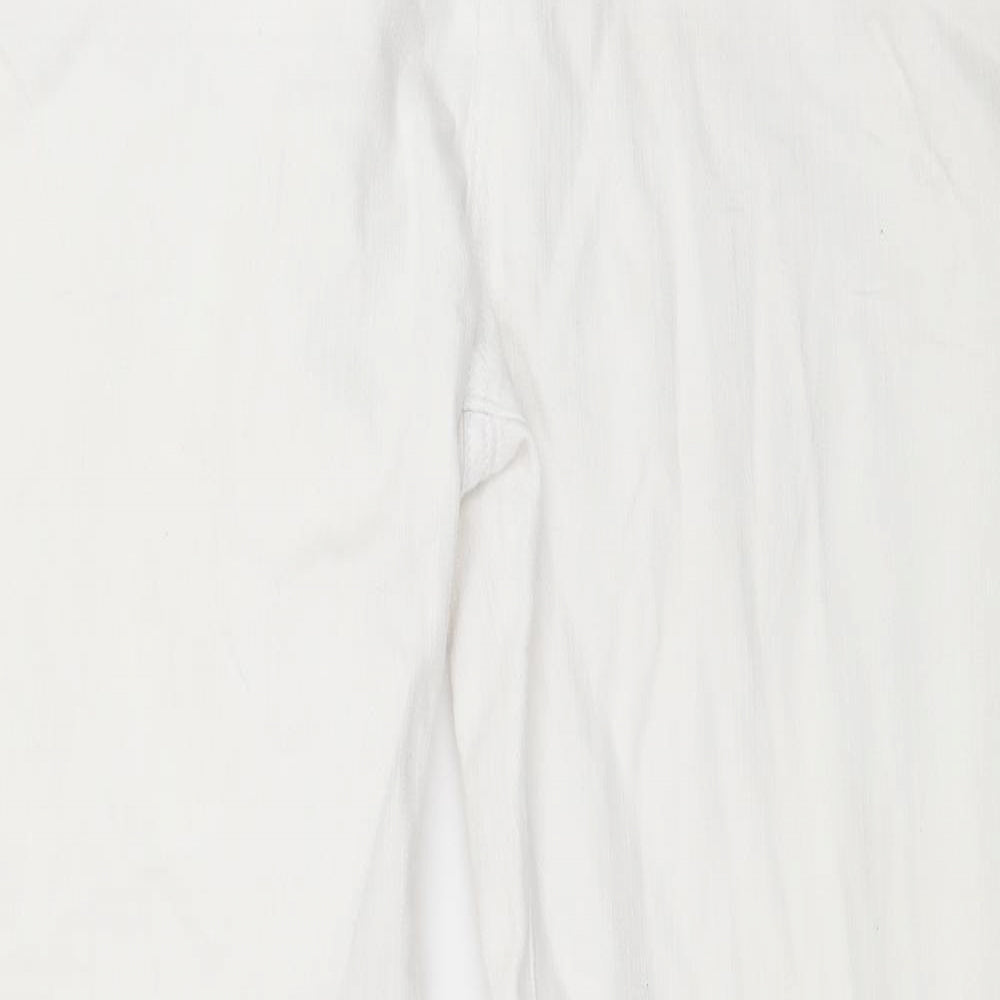 Per Una Womens White  Denim Straight Jeans Size 14 L29 in