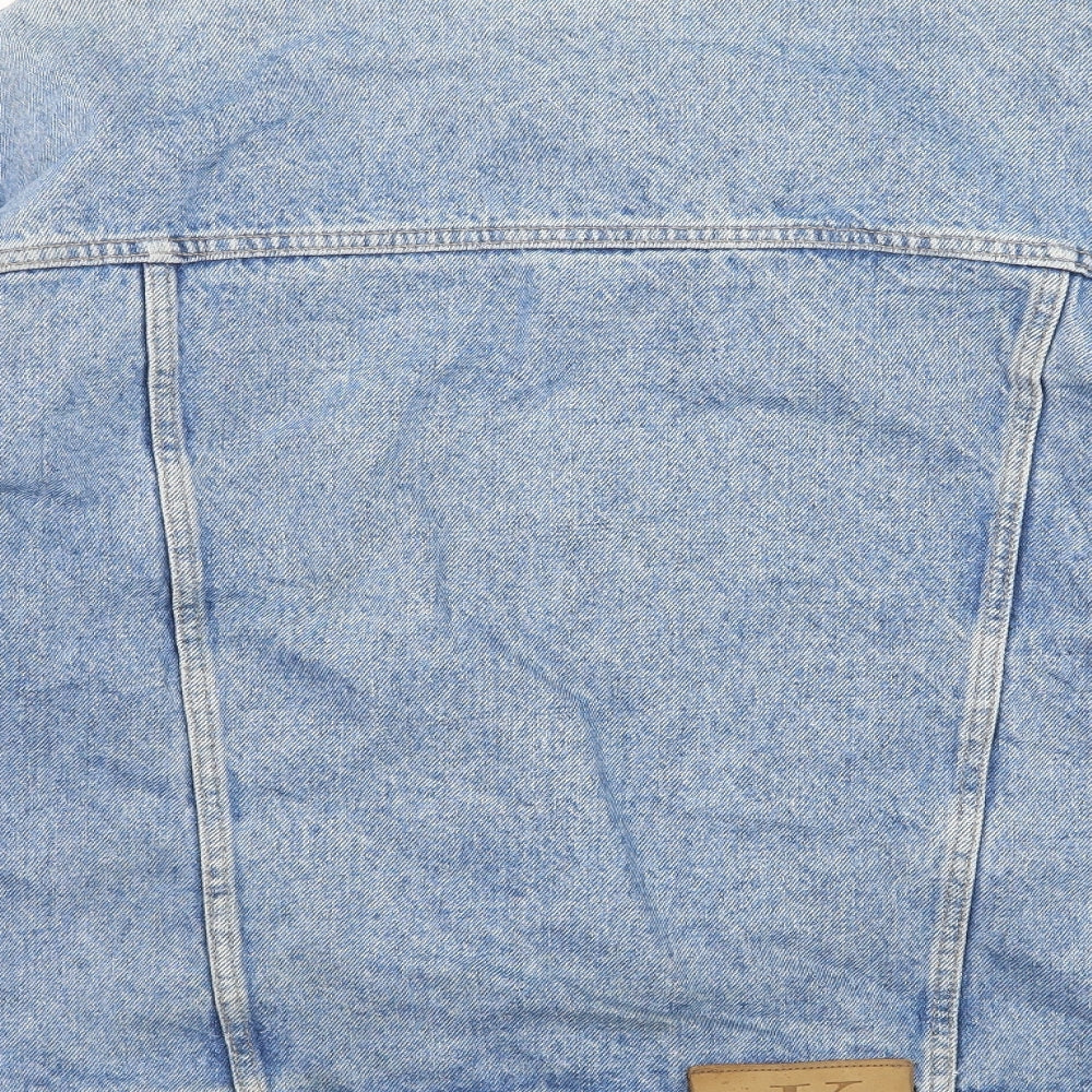 Calvin Klein Mens Blue  Denim Jacket  Size M  - Distressed