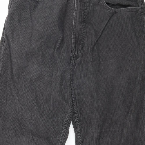 TU Mens Grey  Corduroy Trousers  Size 34 in L26 in