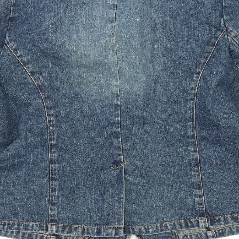 Dorothy Perkins Womens Blue  Denim Jacket  Size 16