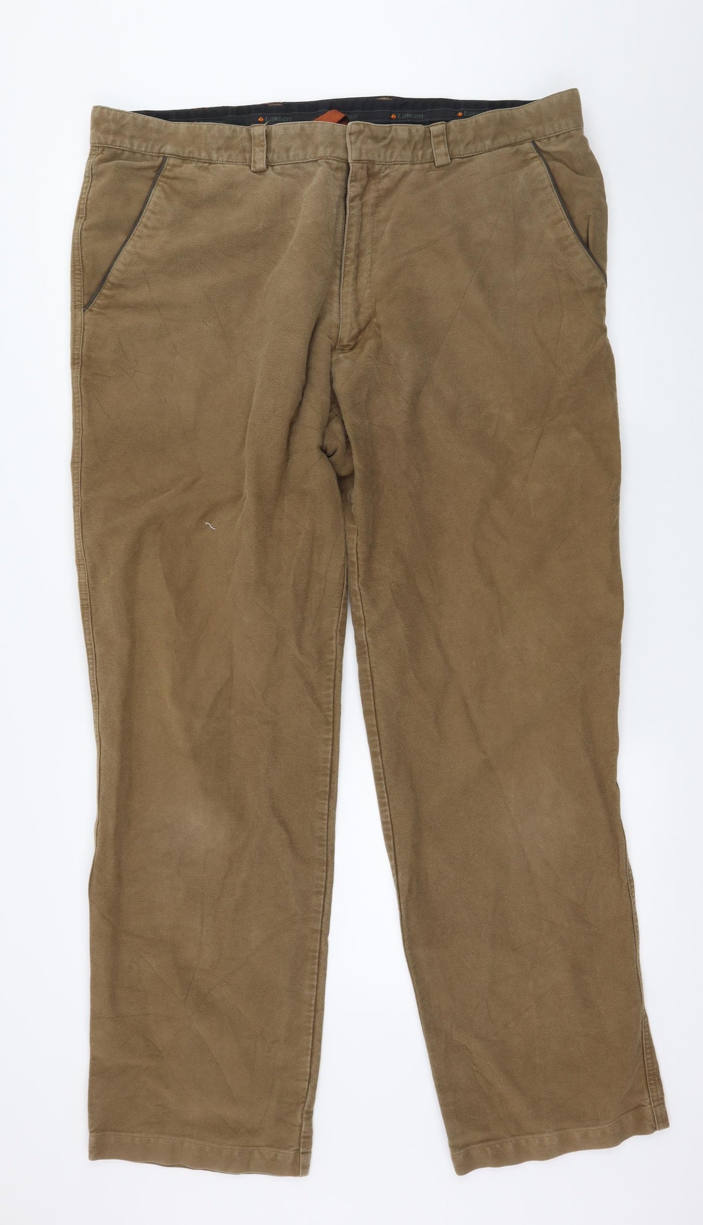 Laksen Mens Brown   Trousers  Size 40 in L32 in
