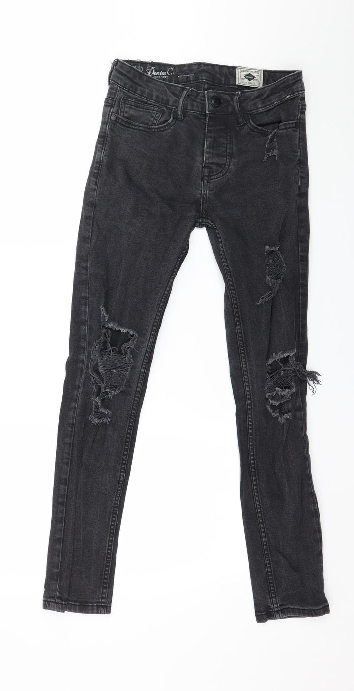 Denim & Co. Mens Grey Denim Skinny Jeans Size 26 in L30 in
