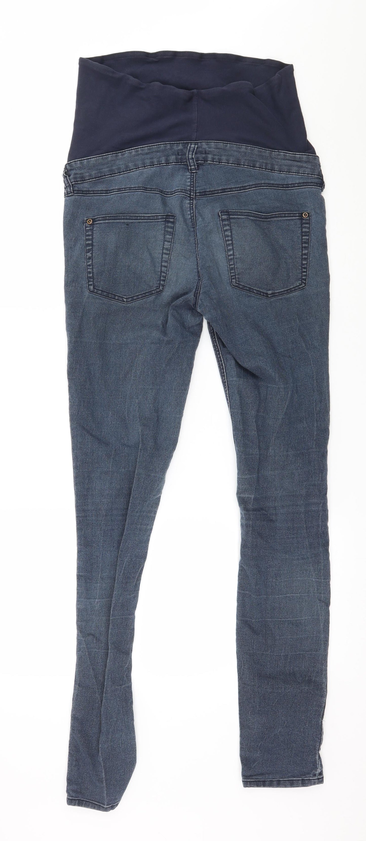 H&M Womens Blue  Denim Skinny Jeans Size 10 L30 in