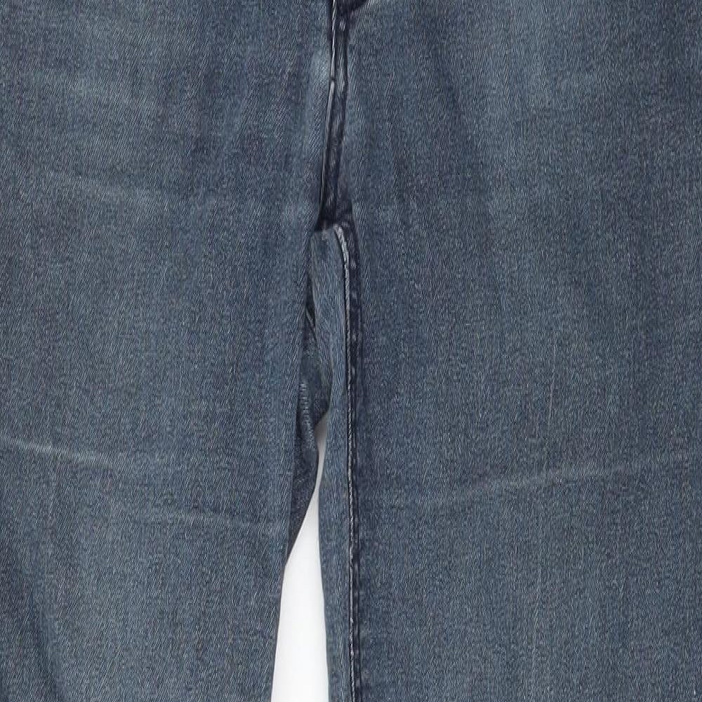 H&M Womens Blue  Denim Skinny Jeans Size 10 L30 in