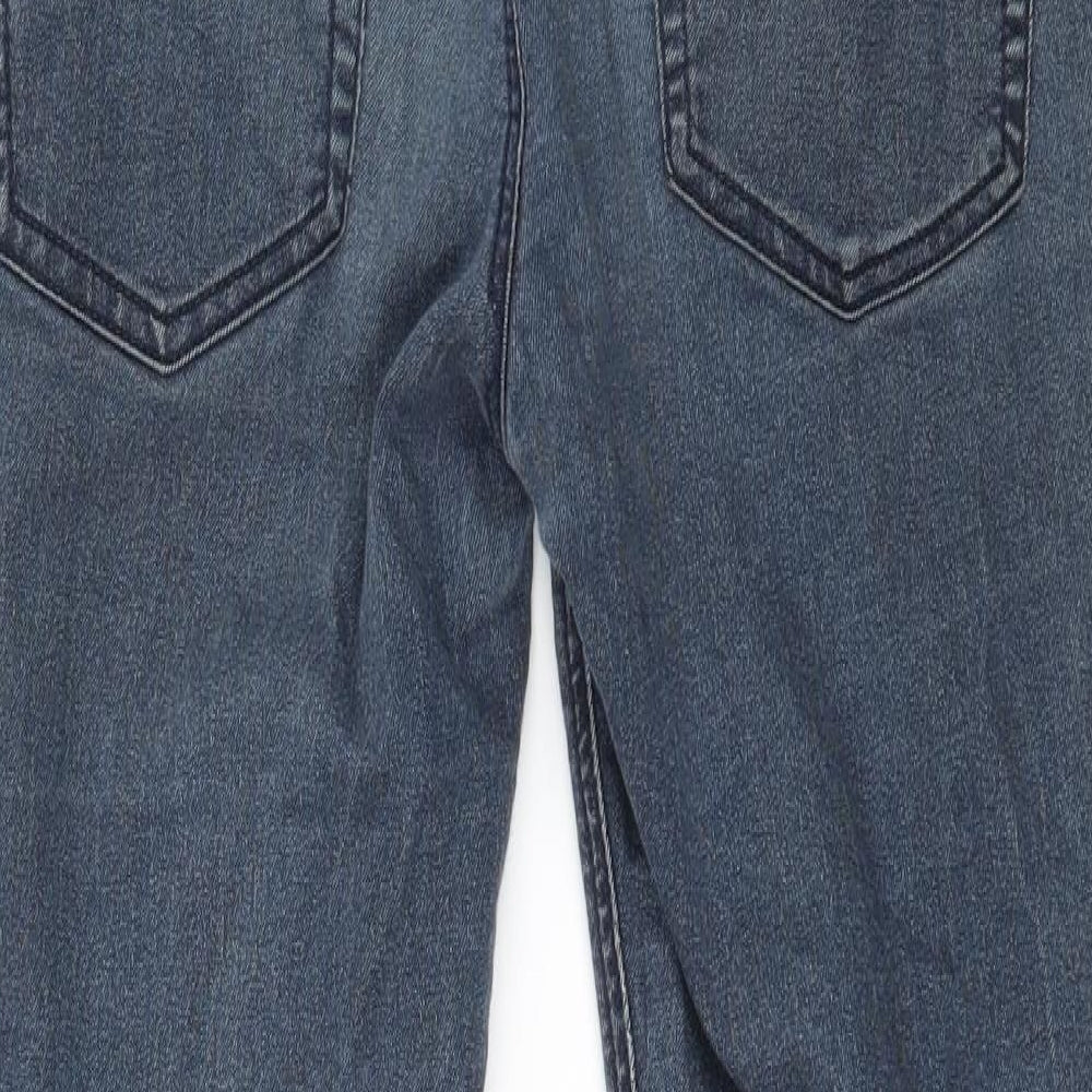 H&M Womens Blue  Denim Skinny Jeans Size 10 L30 in