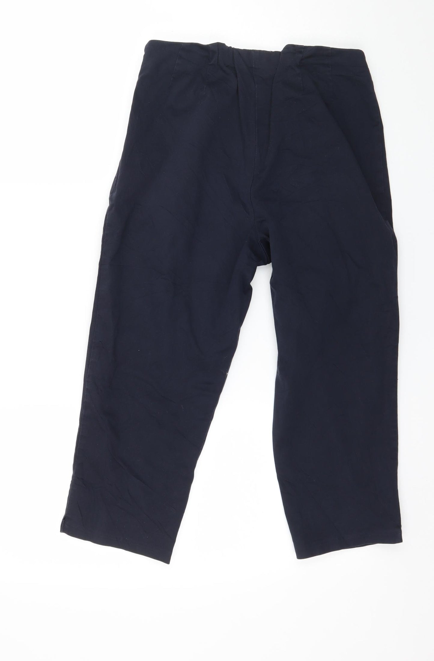 Marks and Spencer Womens Blue   Trousers  Size 10 L20 in