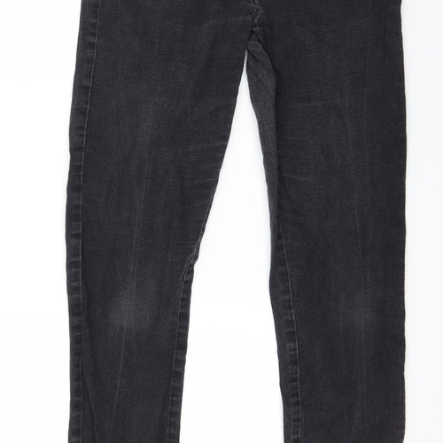 Dorothy Perkins Womens Grey  Denim Skinny Jeans Size 12 L29 in