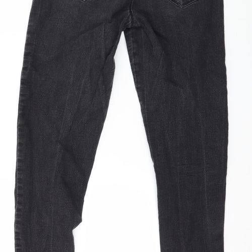 Dorothy Perkins Womens Grey  Denim Skinny Jeans Size 12 L29 in