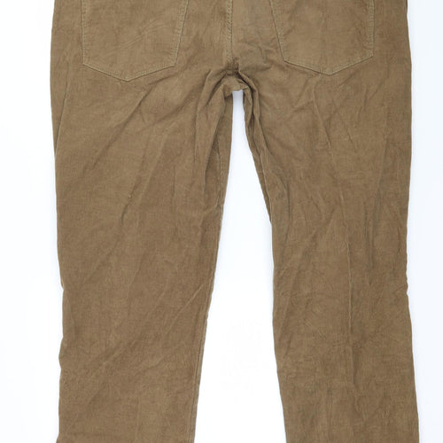 TU Mens Brown  Corduroy Trousers  Size 40 in L30 in