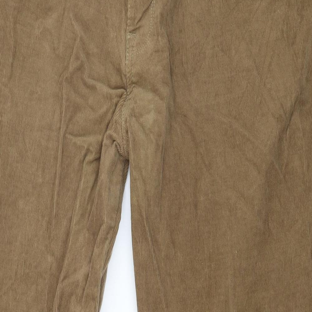 TU Mens Brown  Corduroy Trousers  Size 40 in L30 in