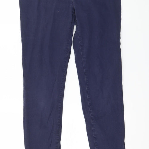 H&M Womens Blue  Denim Trousers  Size 30 in L29 in