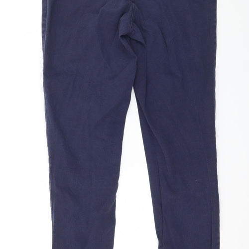 H&M Womens Blue  Denim Trousers  Size 30 in L29 in