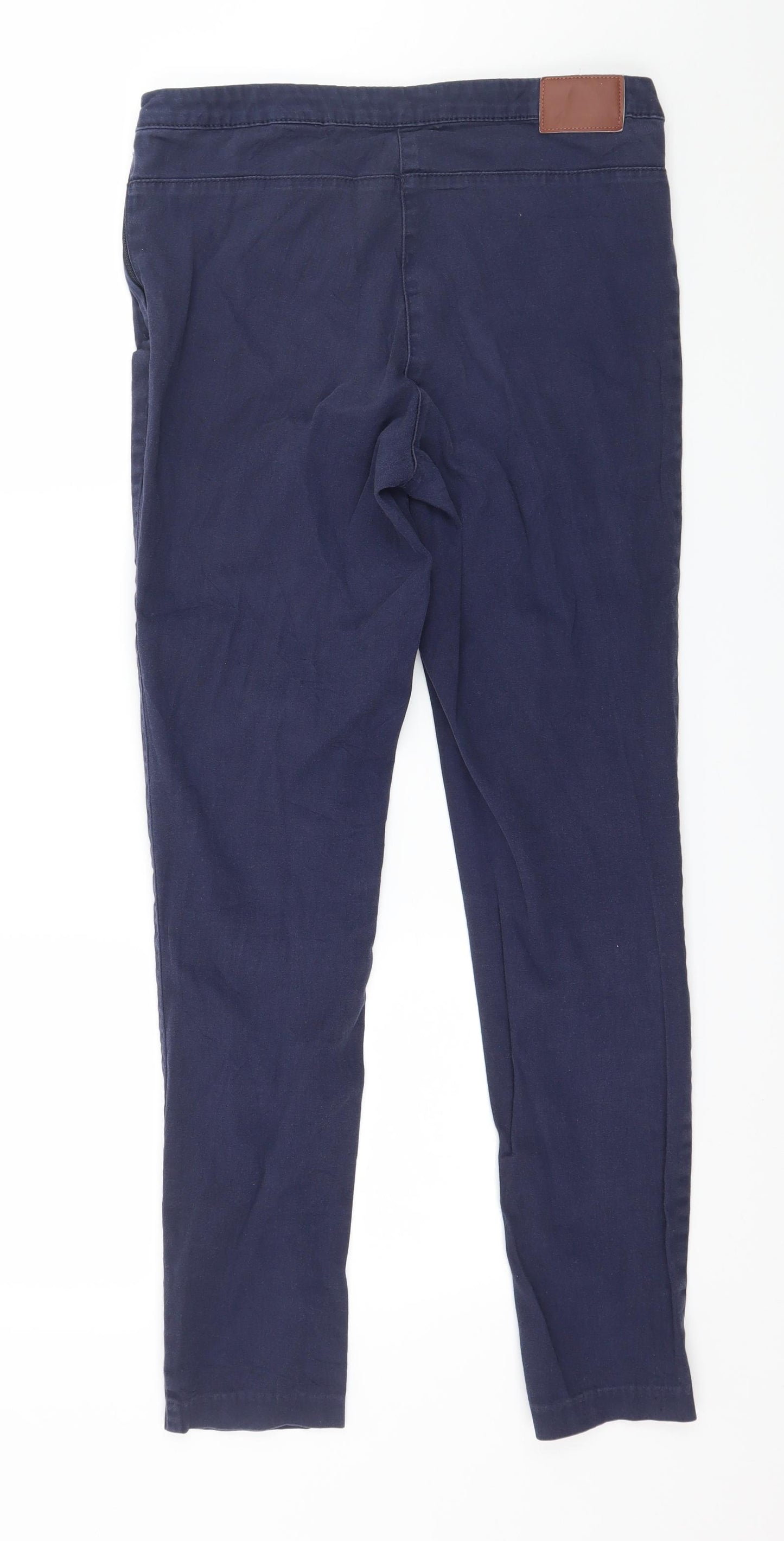 H&M Womens Blue  Denim Trousers  Size 30 in L29 in
