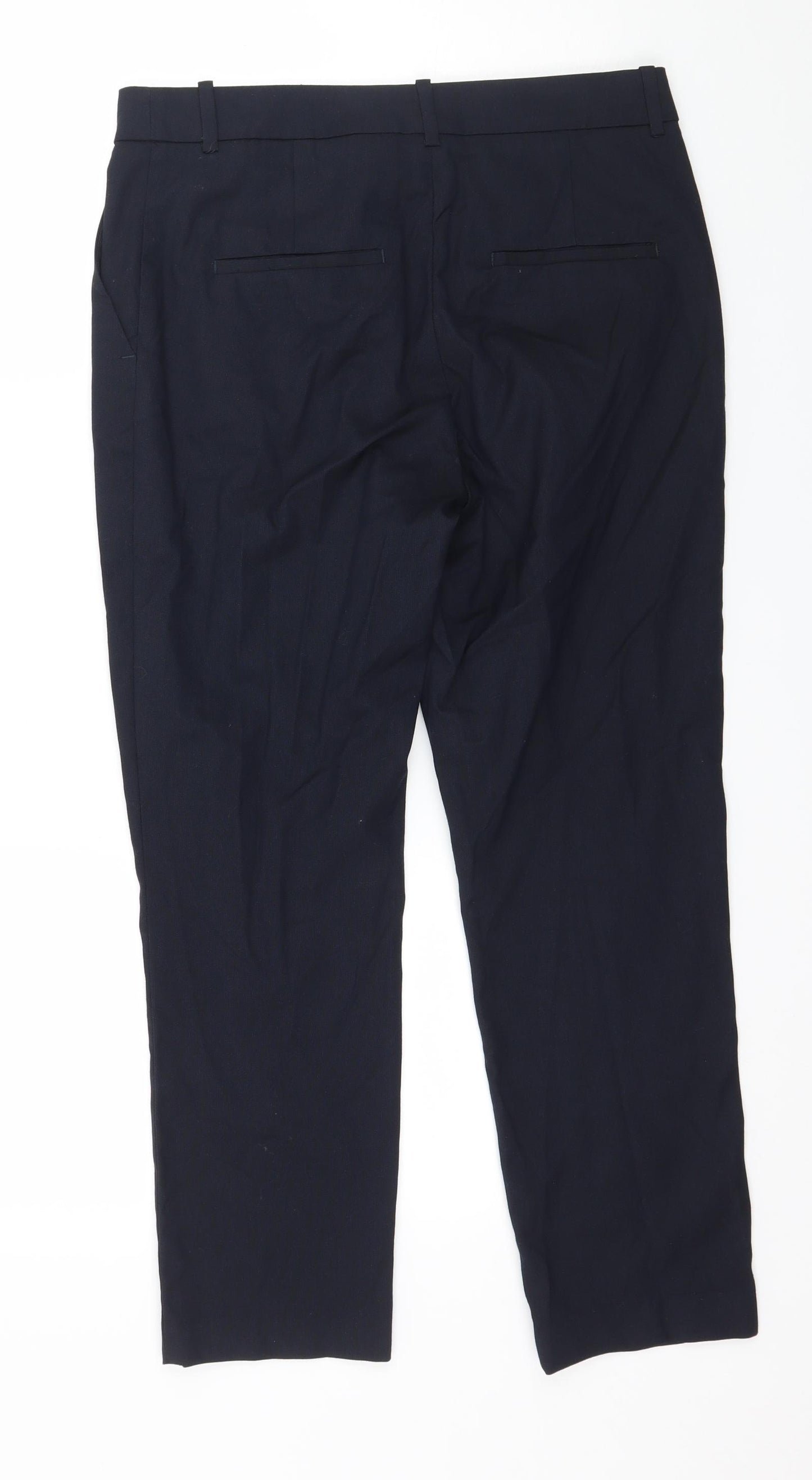 H&M Womens Blue   Trousers  Size 8 L25 in