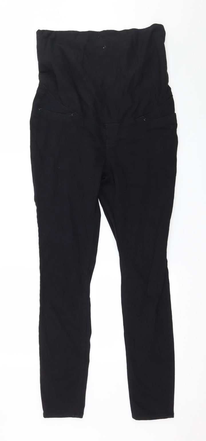 H&M Womens Black  Denim Skinny Jeans Size M L28 in
