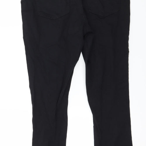 H&M Womens Black  Denim Skinny Jeans Size M L28 in