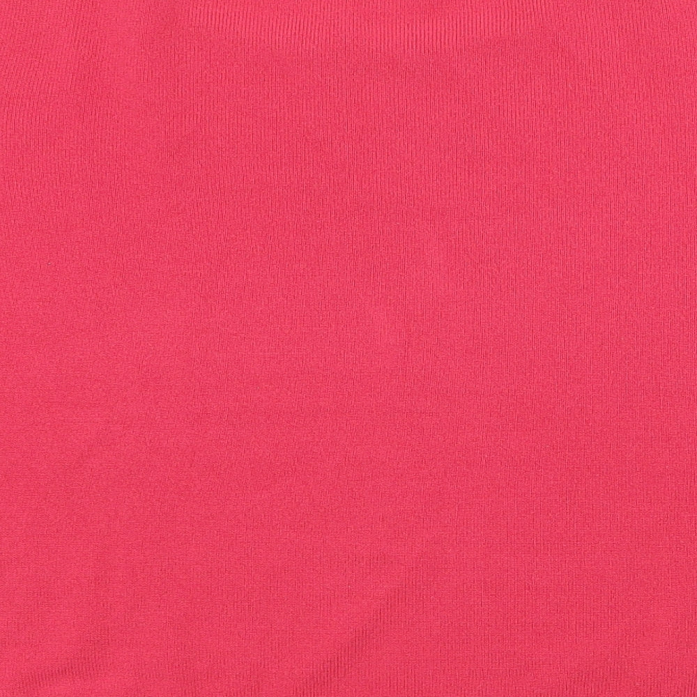 Marks and Spencer Womens Pink  Knit Basic T-Shirt Size 22