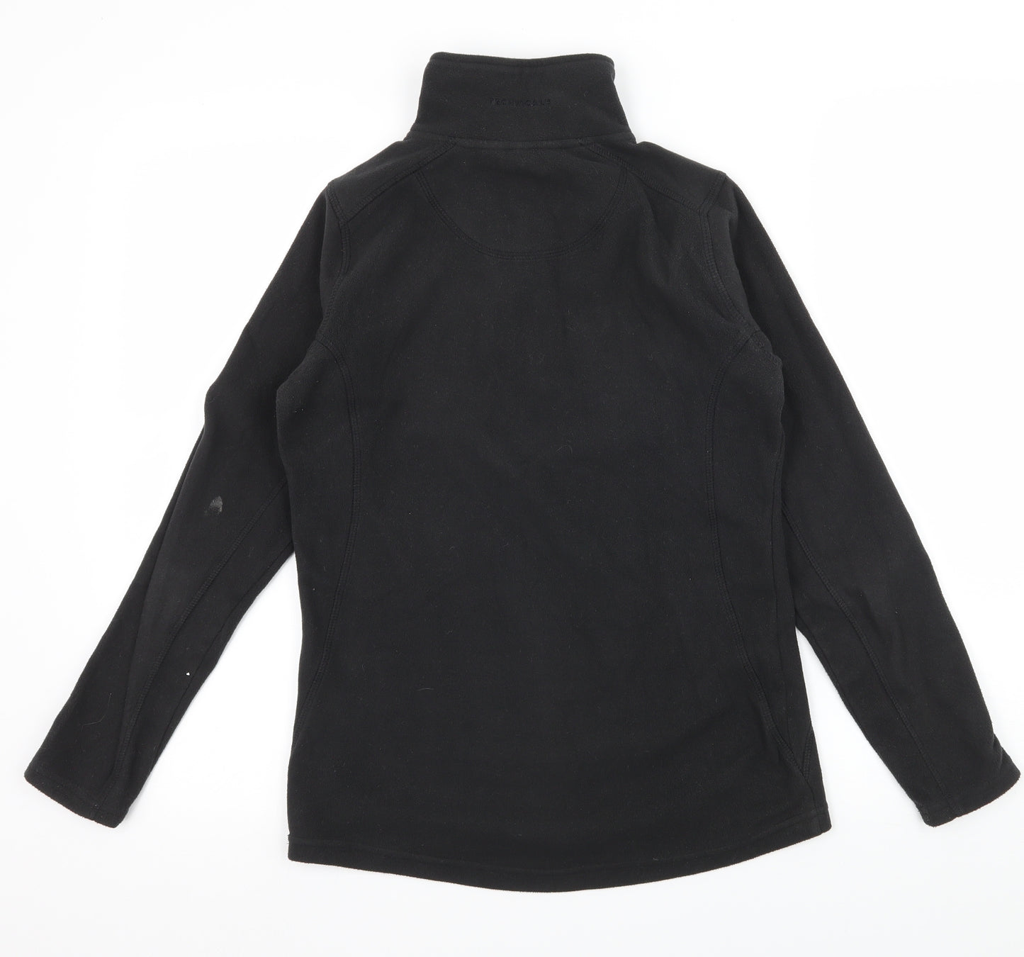 Technicals Womens Black  Fleece Pullover Sweatshirt Size 8