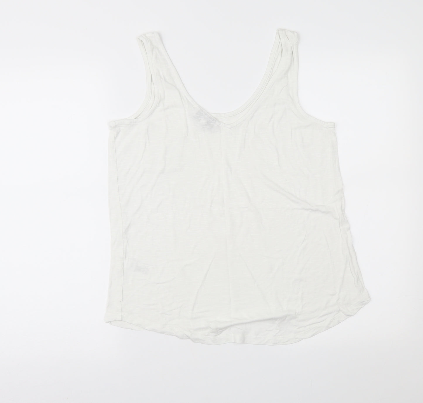 NEXT Womens White   Basic Tank Size 14