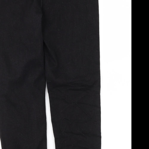 Papaya Womens Black  Denim Straight Jeans Size 16 L28 in