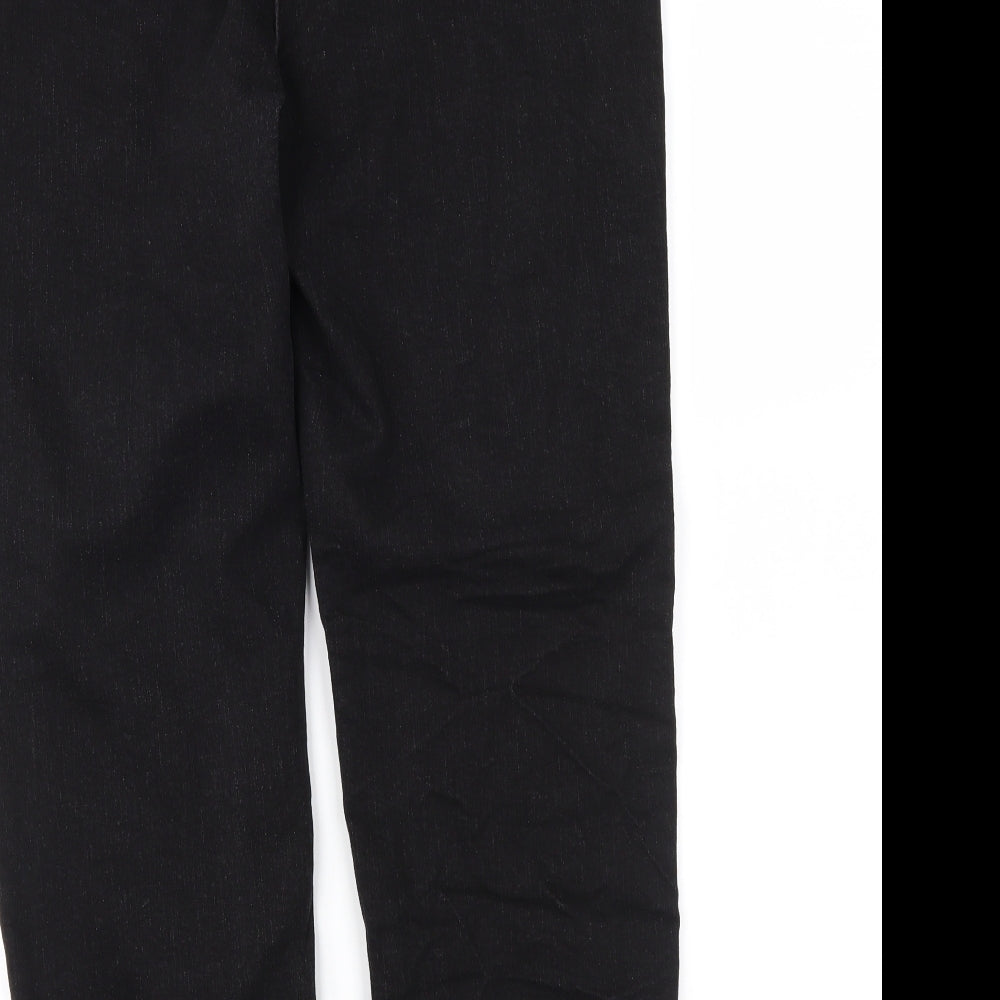 Papaya Womens Black  Denim Straight Jeans Size 16 L28 in