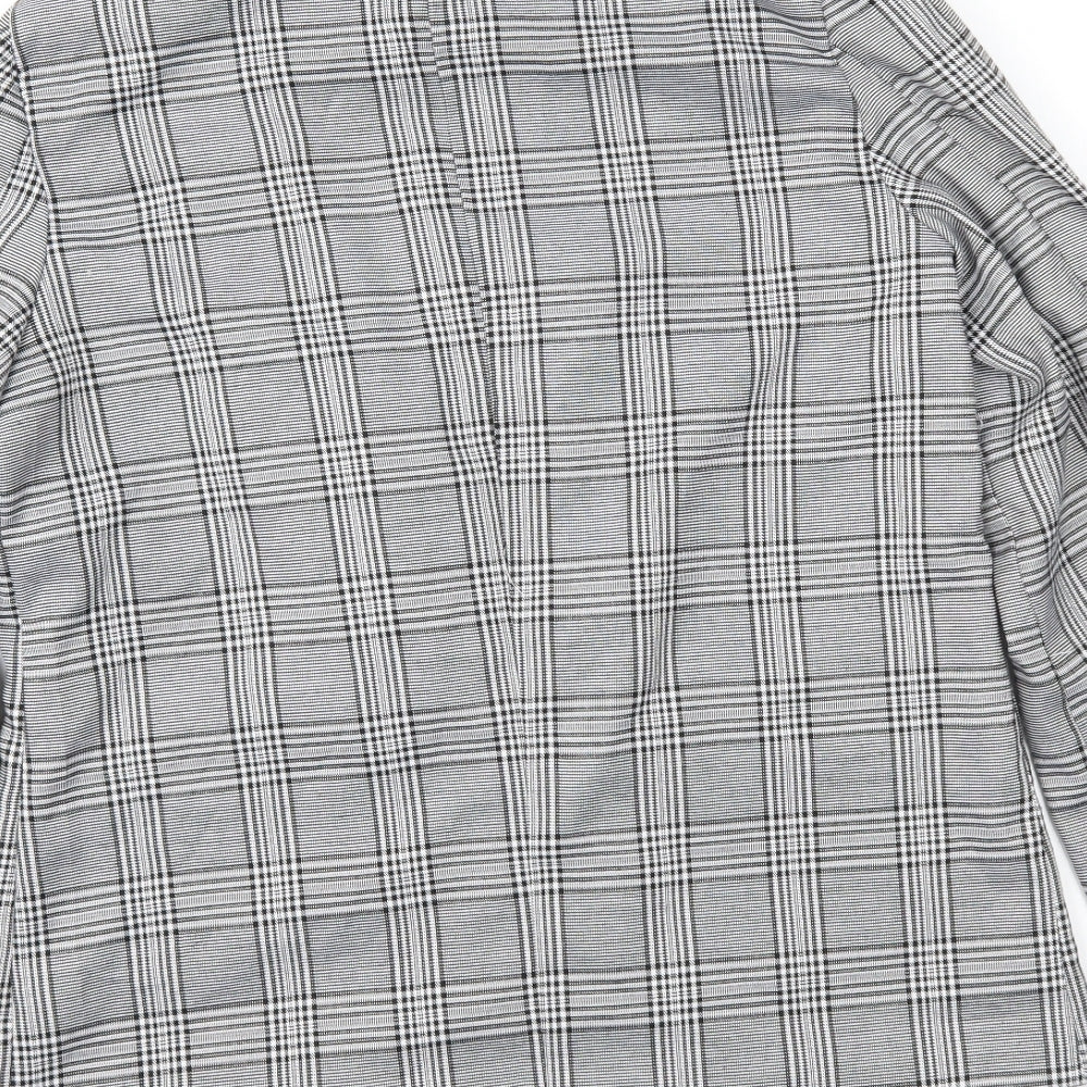 Nasty Gal Womens Black Check  Jacket  Size 14