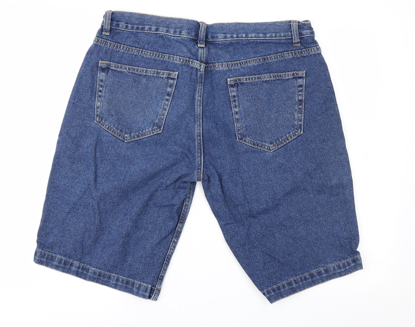 George Mens Blue  Denim Chino Shorts Size 36 in