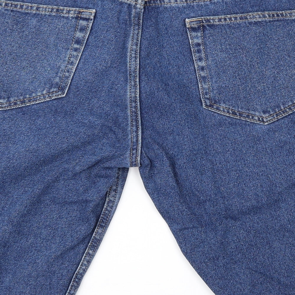 George Mens Blue  Denim Chino Shorts Size 36 in