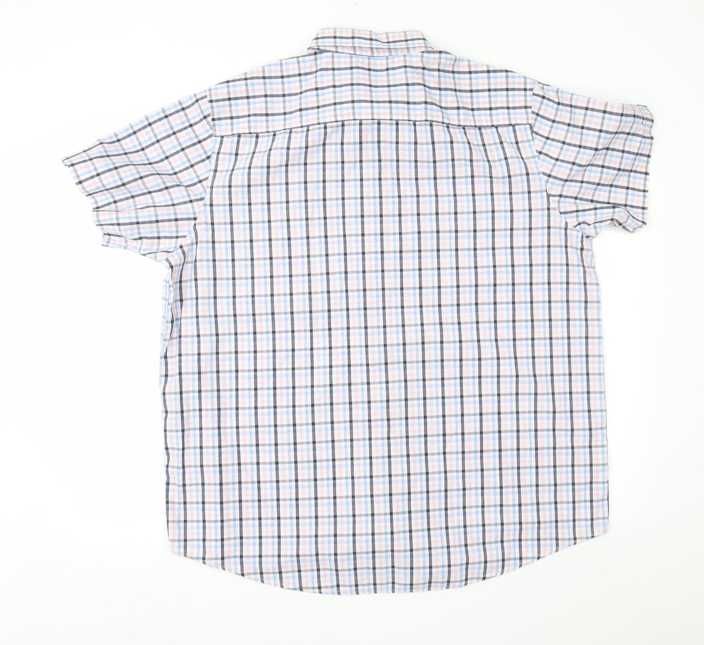 F&F Mens Multicoloured Check   Button-Up Size XL
