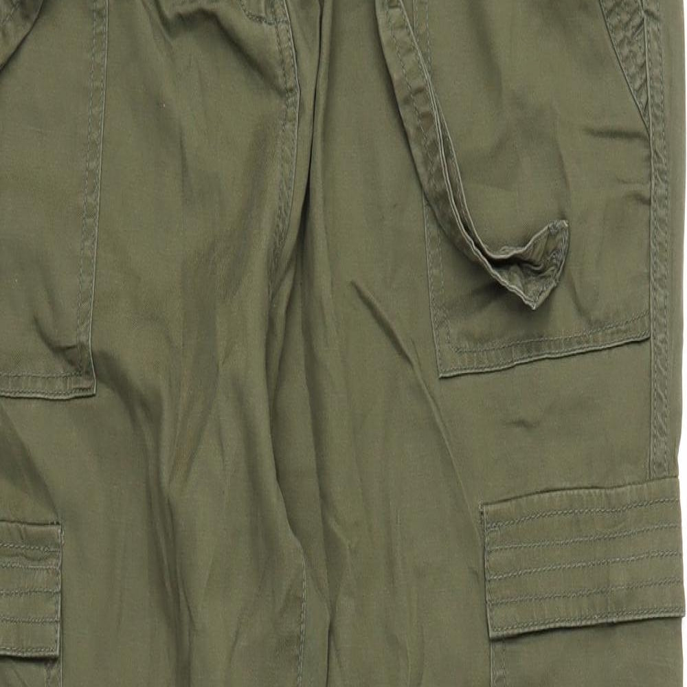 NEXT Womens Green   Cargo Trousers Size 16 L31 in