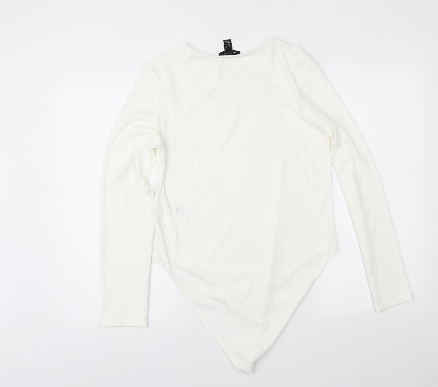 New Look Womens White   Basic T-Shirt Size 16