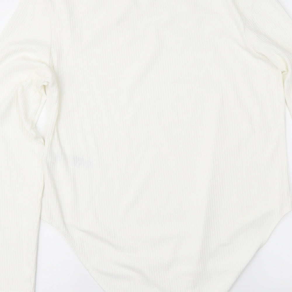 New Look Womens White   Basic T-Shirt Size 16