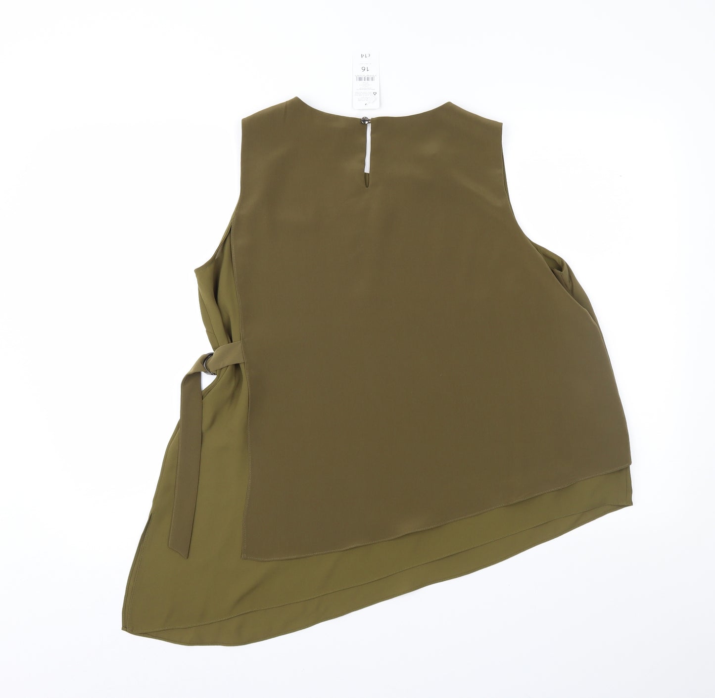 Nutmeg Womens Green   Basic Blouse Size 16