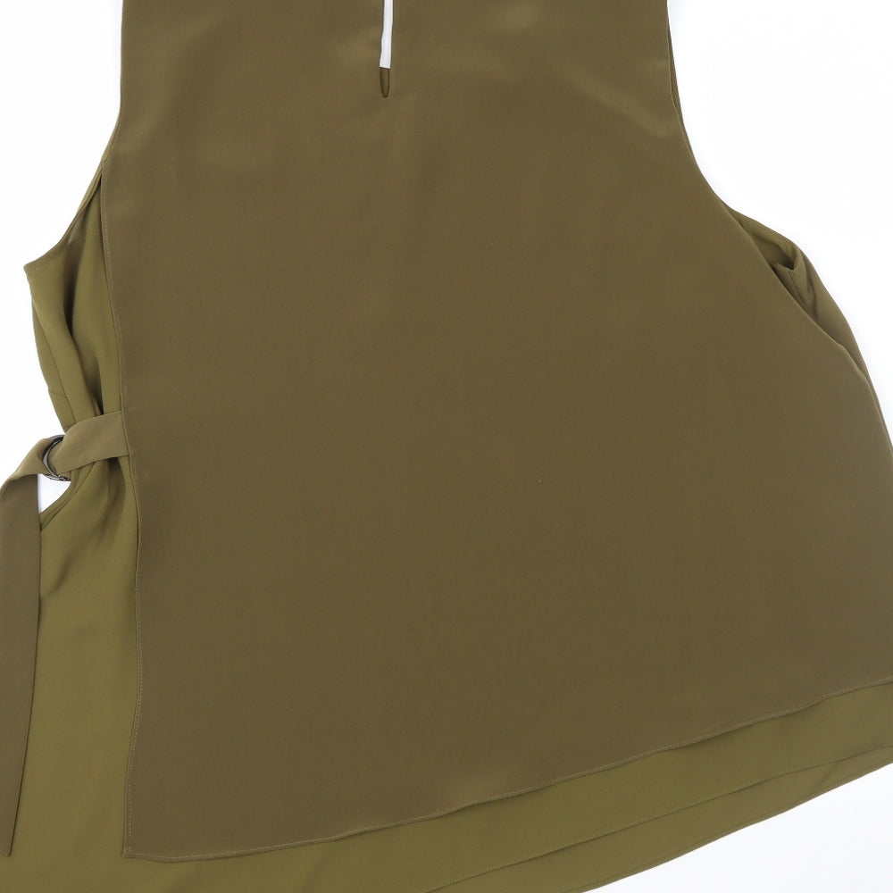 Nutmeg Womens Green   Basic Blouse Size 16