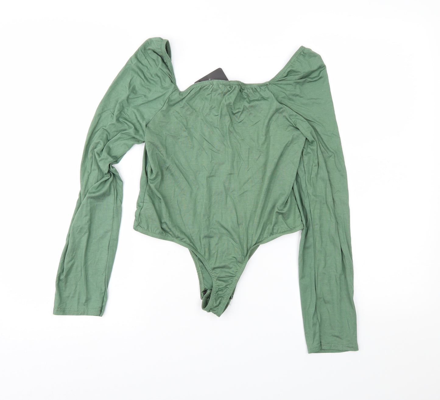 PRETTYLITTLETHING Womens Green   Basic T-Shirt Size 16