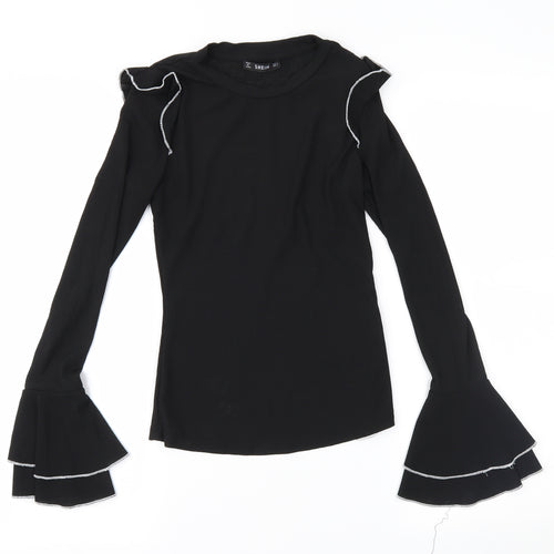 SheIn Womens Black   Basic Blouse Size S