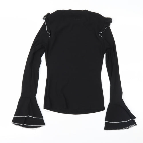 SheIn Womens Black   Basic Blouse Size S