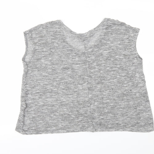 Miss Selfridge Womens Grey   Pullover Jumper Size 6