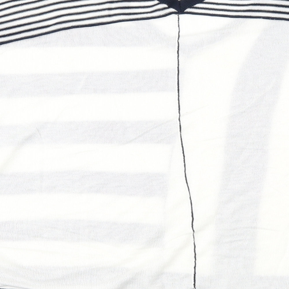 NEXT Womens Blue Striped  Pullover Jumper Size M