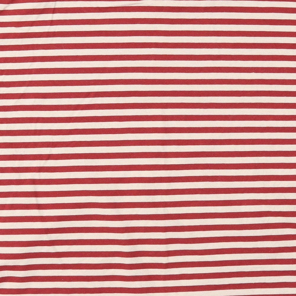 F&F Womens Brown Striped  Basic T-Shirt Size 16