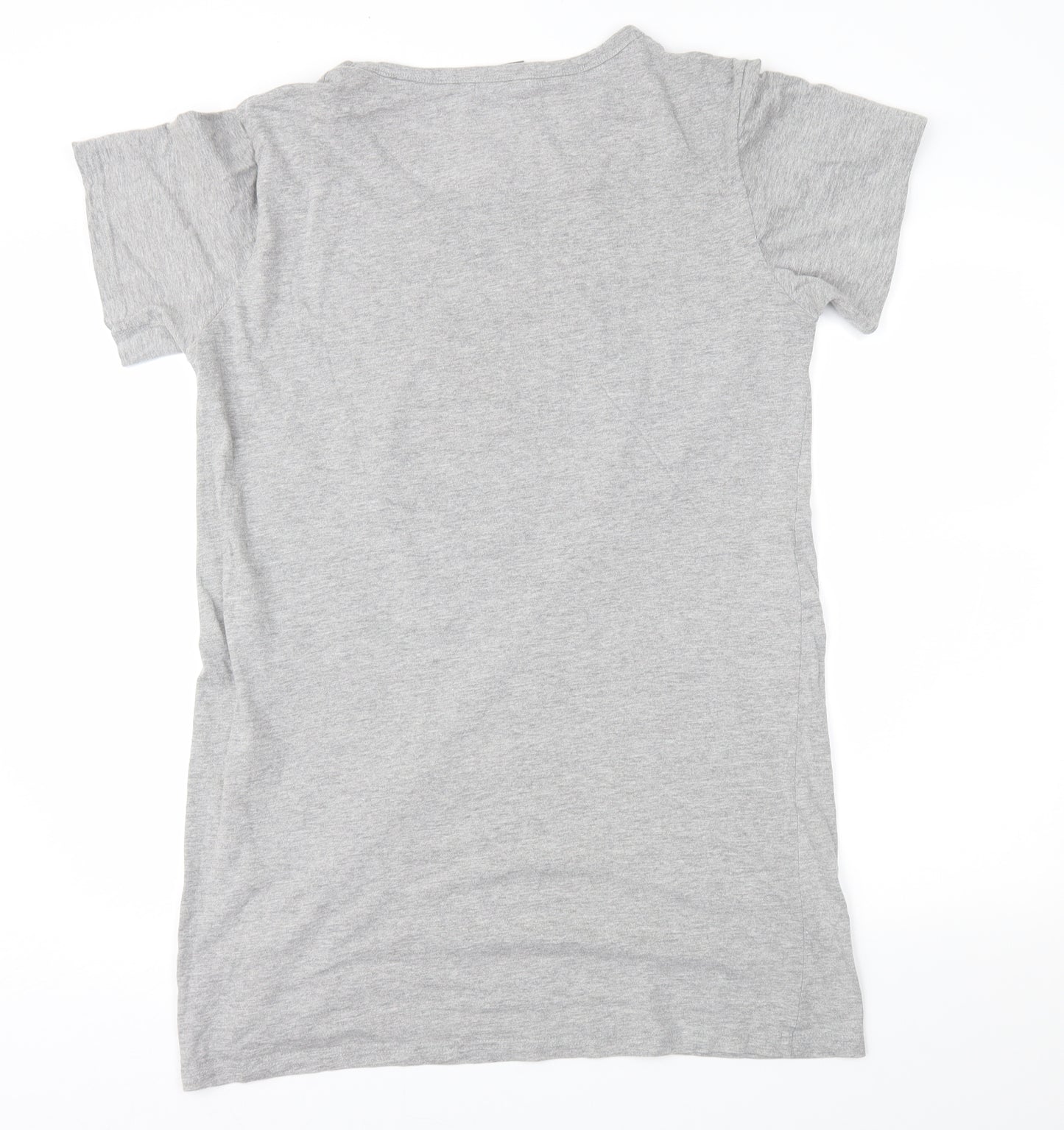 Rosie Womens Grey Geometric  Top Nightshirt Size 14