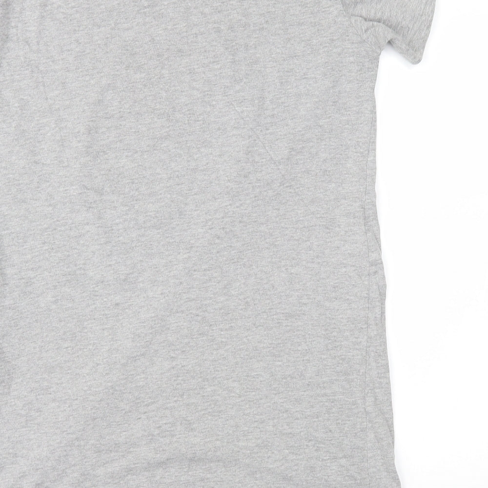 Rosie Womens Grey Geometric  Top Nightshirt Size 14