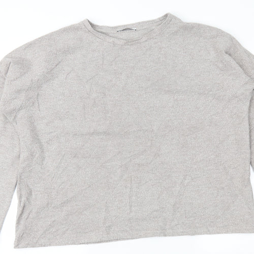 Zara Womens Brown   Pullover Sweatshirt Size S